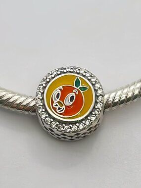 Pandora Disney Epcot Flower & Garden Festival Orange Bird Exclusive Dangle Charm